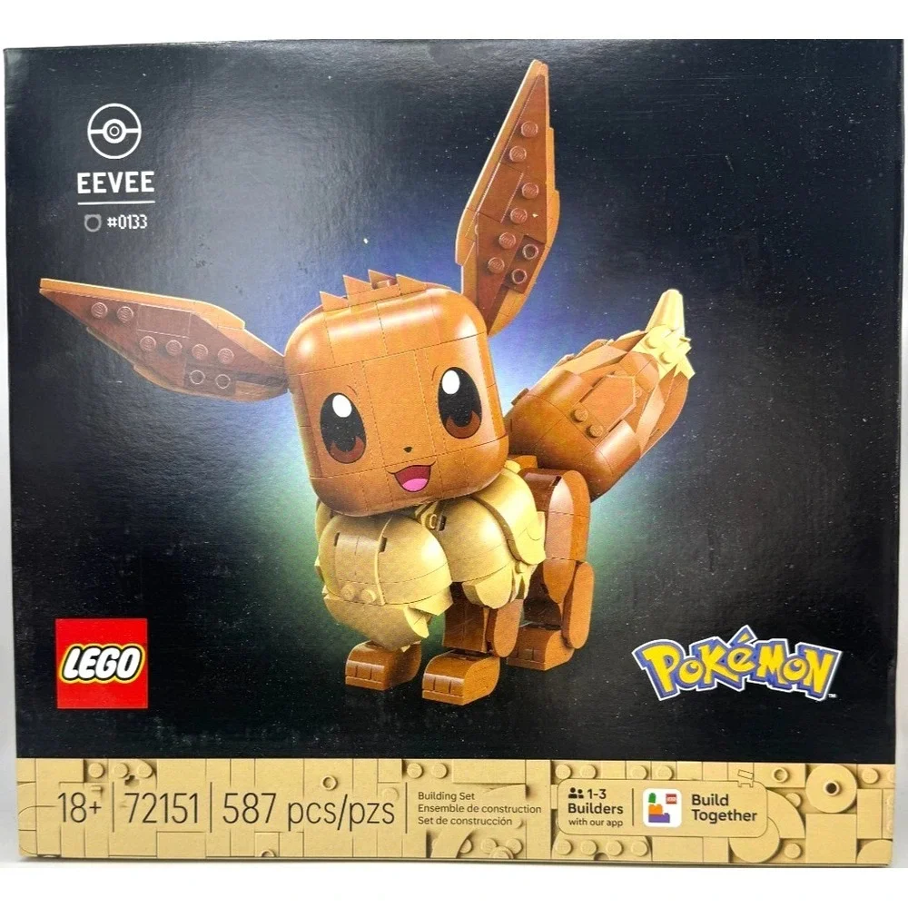 LEGO Pokemon Eevee 72151 Building‎ Toy Set 587 Pcs New unopened box